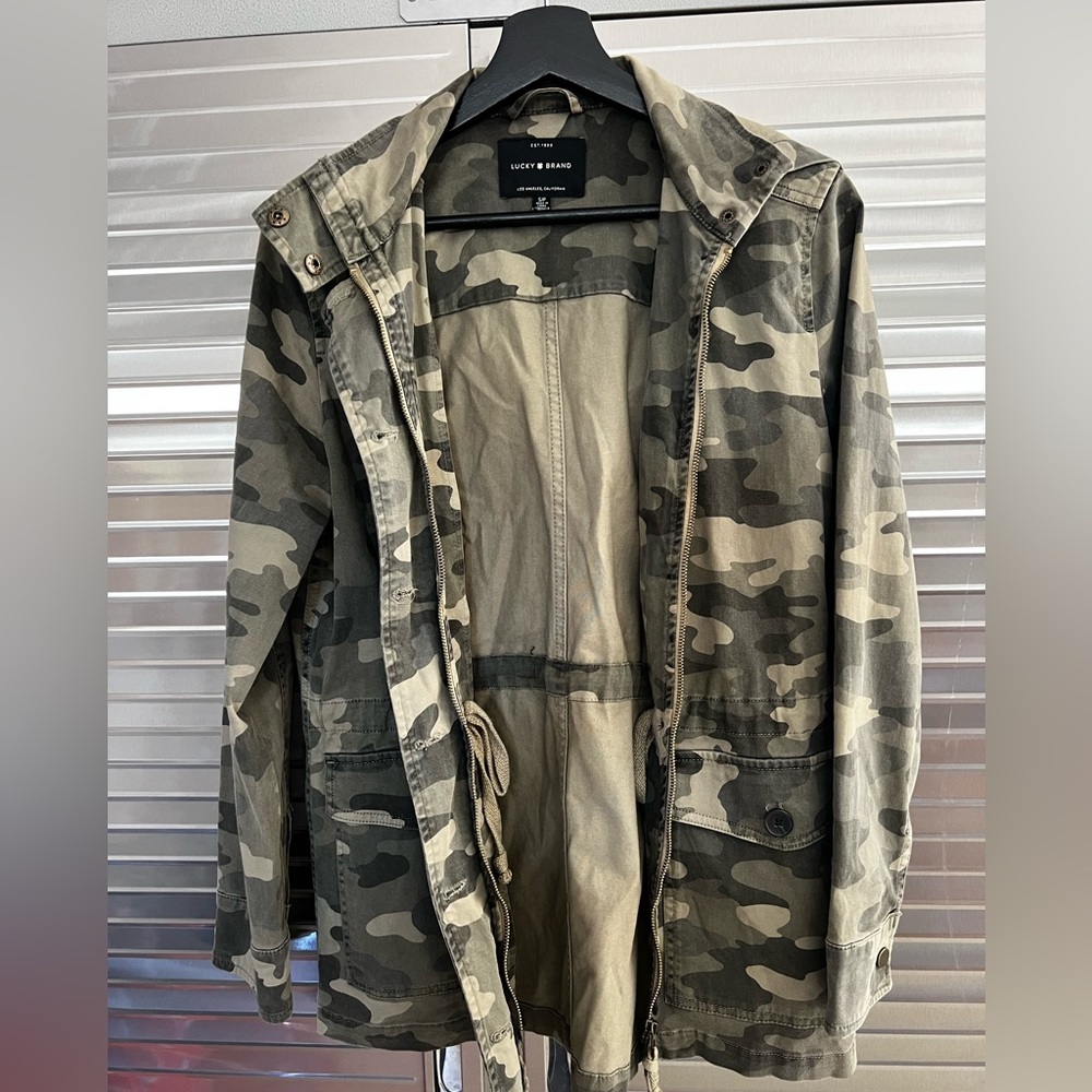 Lucky Brand Camouflage Field Jacket